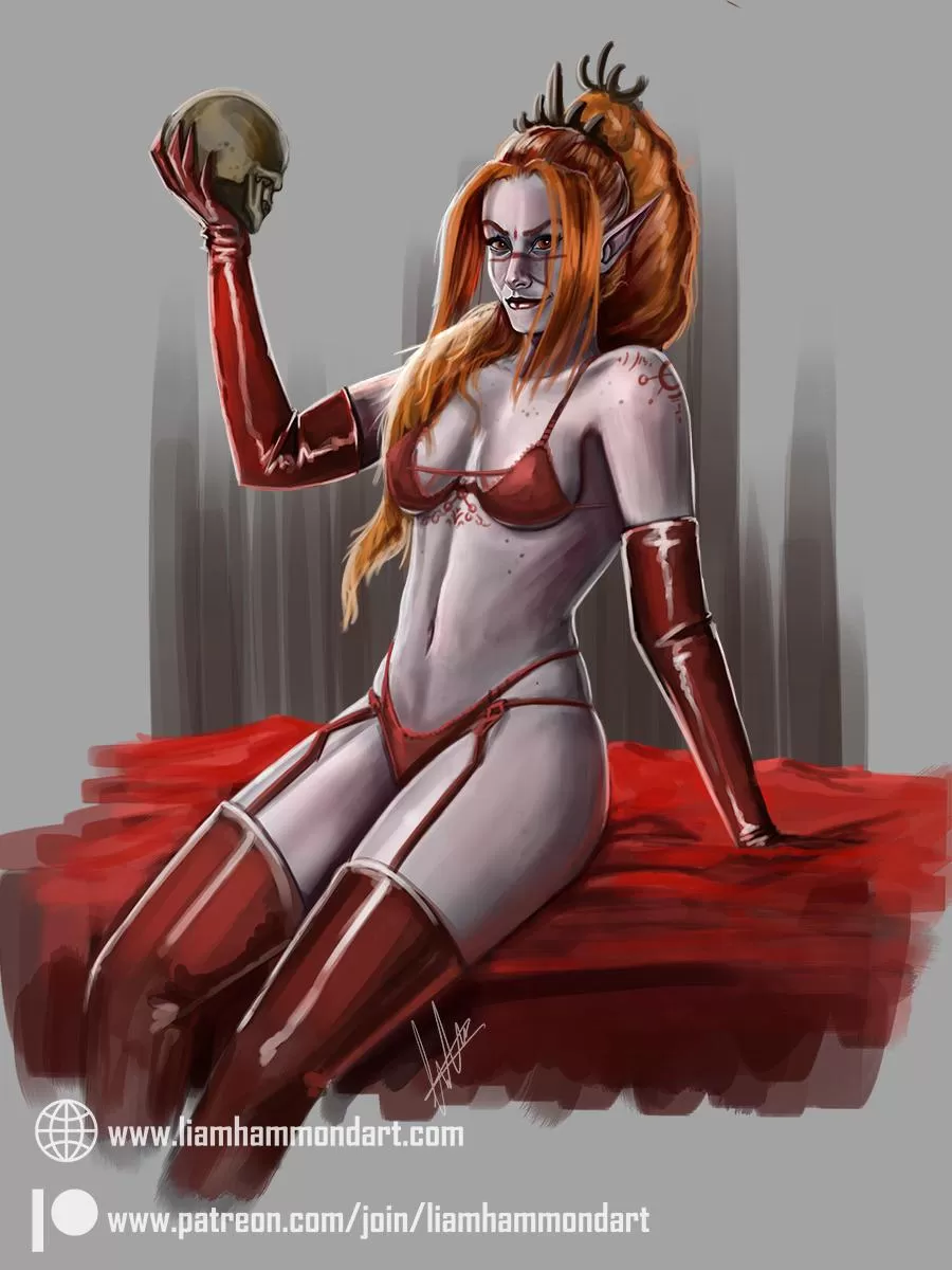 Last months patreon pin up posted by LiamHammondArt