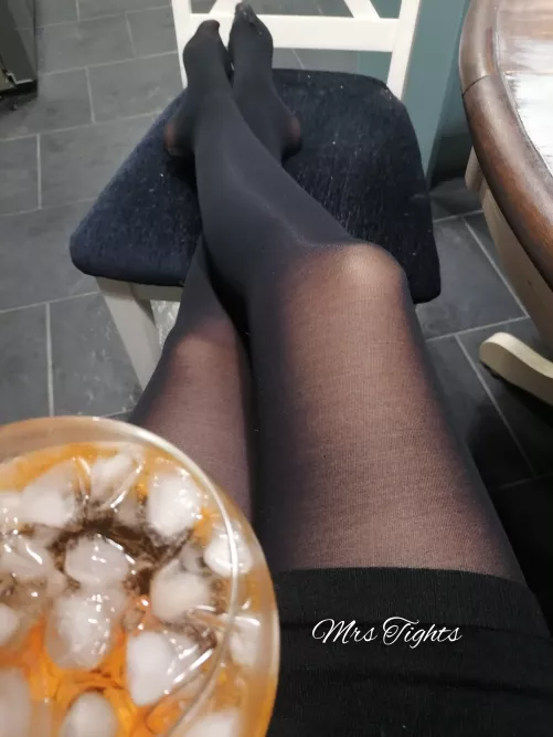 Last night's tights by MrsTights