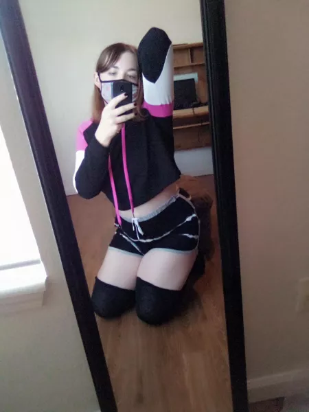 Last one of this outfit. What would you like to see next?😸 by SenpaiKitties