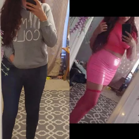 Last post got removed because I’m dumb and can’t read 😫. My first ever attempt at bimbofication. Let me know what you think guys, any advice is welcome. by aurorapalenight