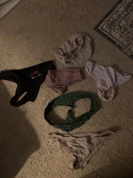 Last weeks dirty panties. DM me which pair you want 😈. US based* by BumbleJosDick