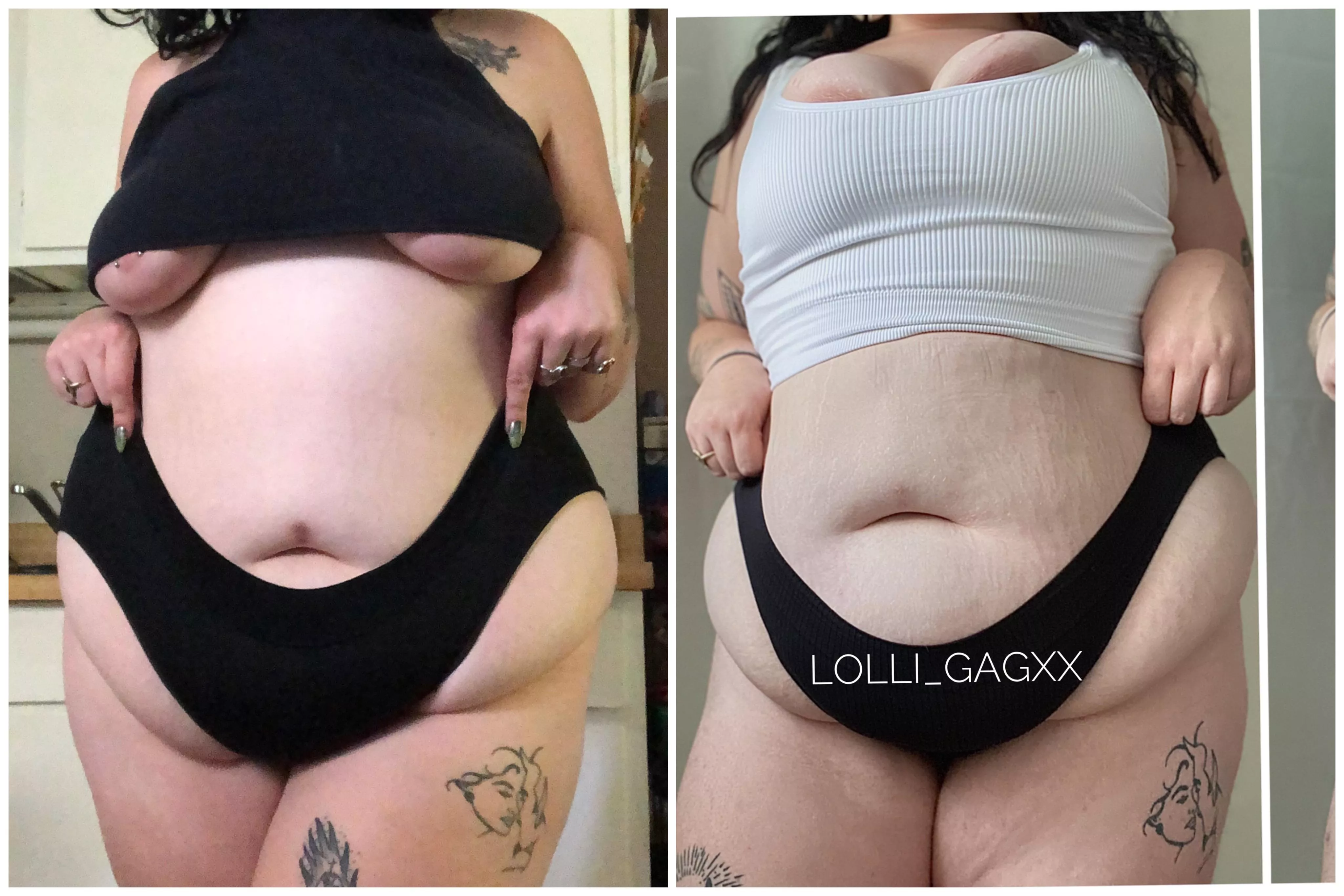 late 2019 vs now 2021 posted by lolligagxx