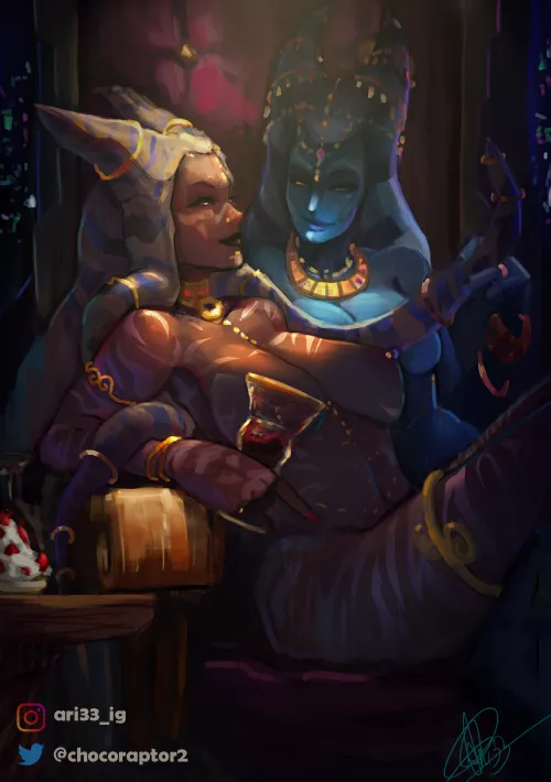 Late date night (OC) by DirtyDoge99