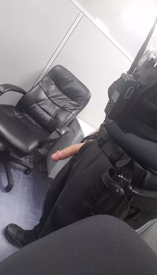 Late night alarm calls can sometimes lead to fun in cubicles 🥵🔥 by ArkansasDILF