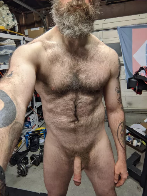 Late night garage cleanup