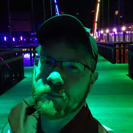 Late night stroll repping my Avengers hoodie. by Kontai88