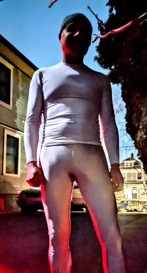 Late night walk with dad? Taken with night sight by OtterboxPDX