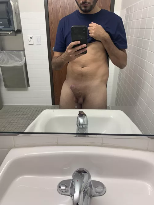 Lately I'll get hard every time I'm in a public restroom by killitifyoumust