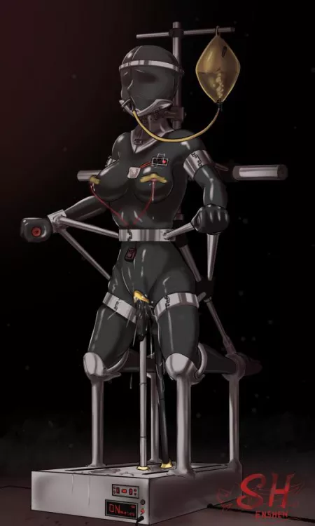 Latex bondage by not-telling-my-name