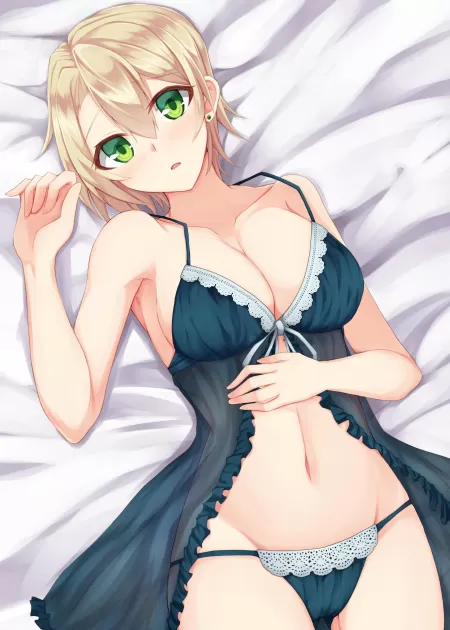 Laying Down in Bed [Original] by FFDP-Neko