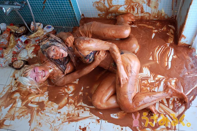 Laying in all the destroyed food by _Anonymous_Account_