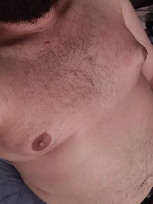 Laying in bed by throwawaybichub