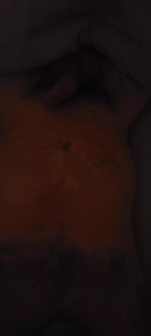 Laying in bed, waiting on the wife this evening. Dad's balls are full & slightly swollen. [42] by Savings-Accountant90