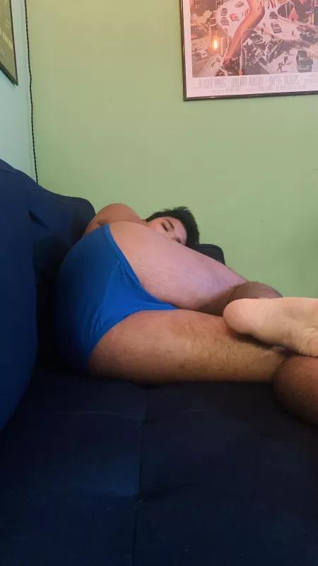 Laying on the couch by ryanator3210