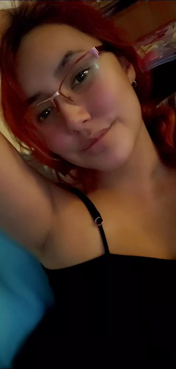 Lazing around on the couch, haven't showered yet after the gym... again 😜 posted by LillyFox203