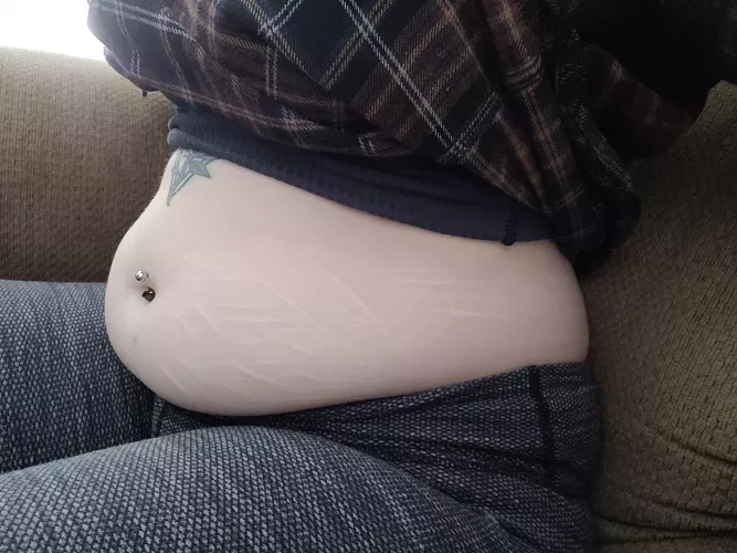 Lazy day for this lil pudgy girl by chubbygirl429