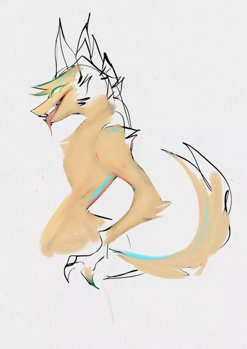 lazy doodle (OC) by plasmafang