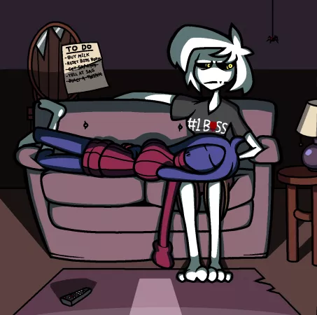 Lazy girls night by w_i_d_0084