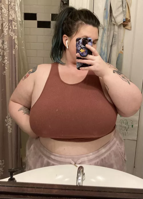 Lazy Sunday, no bra by yourperfectbipet