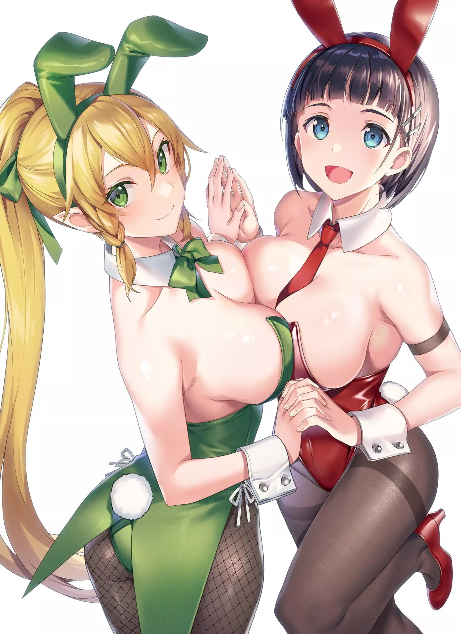 Leafa & Suguha (Those bunny outfits though…) 😍😍😍 posted by Belmont7987