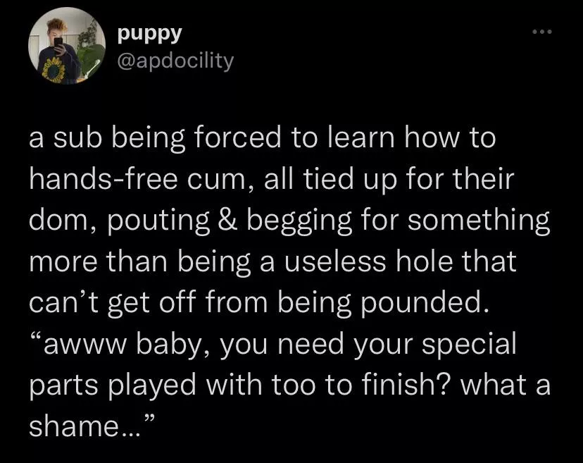 learning to hands-free cum >>> posted by apdocility