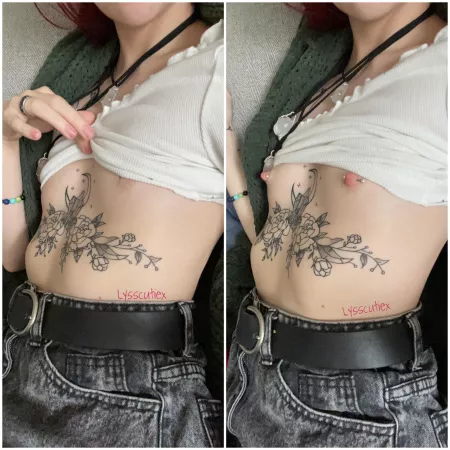 Learning to love my tiny titties! by lysscutiex