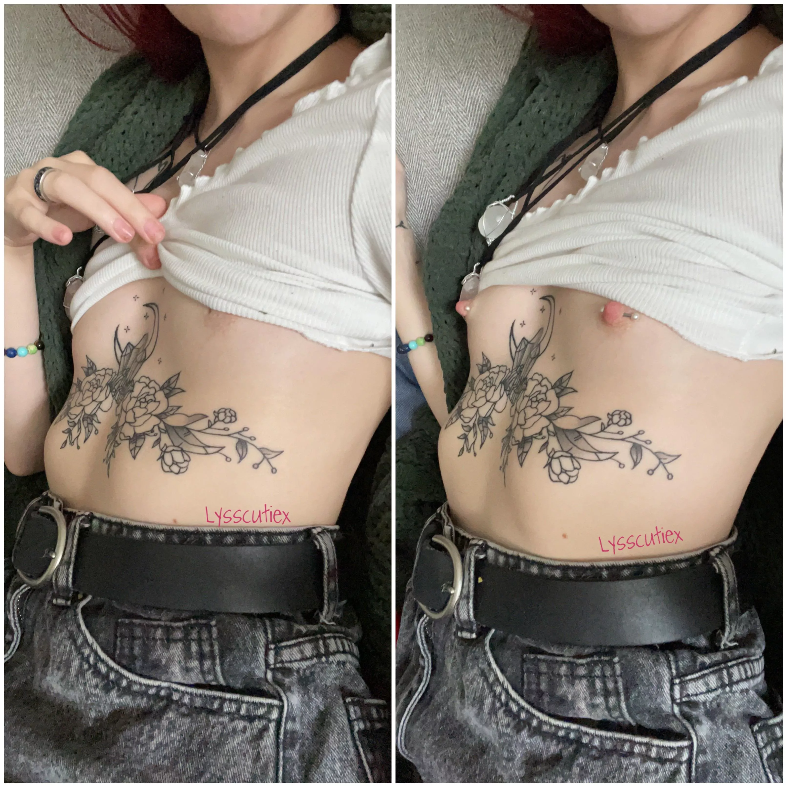 Learning to love my tiny titties! posted by lysscutiex