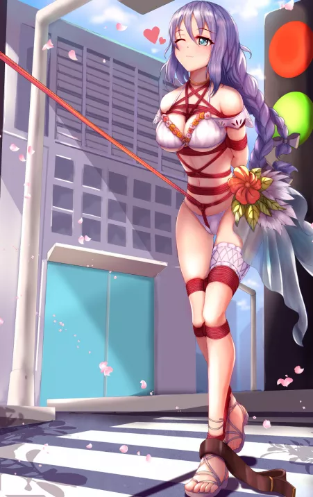 leashed in public by rioot123