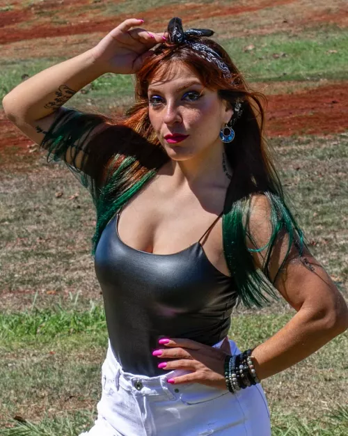 Leather bodysuit [Casual Friday] by Bigm808