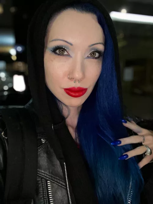 Leather jacket time 🖤 by VulgarKittyx69