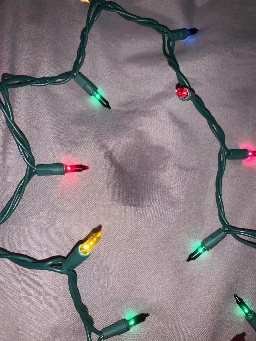 Left a wet spot behind after some holiday fun😜 by savannahxstorm