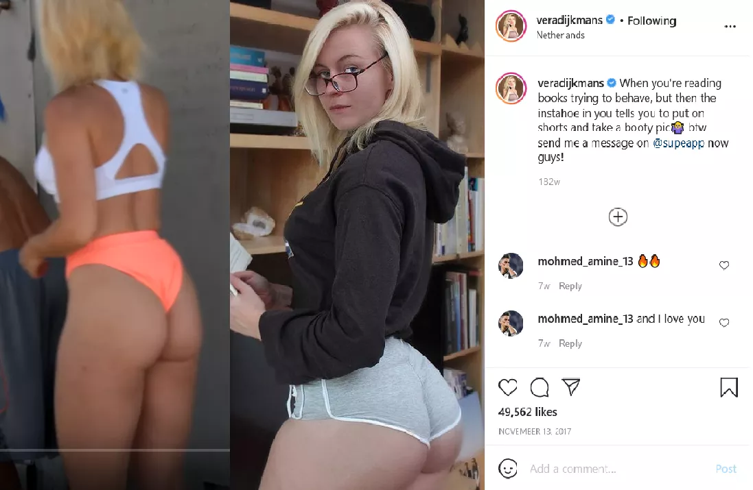 left side is her ass in a video from 2018 right side is an instagram post from 2017. wake up guys. posted by Nikosawa