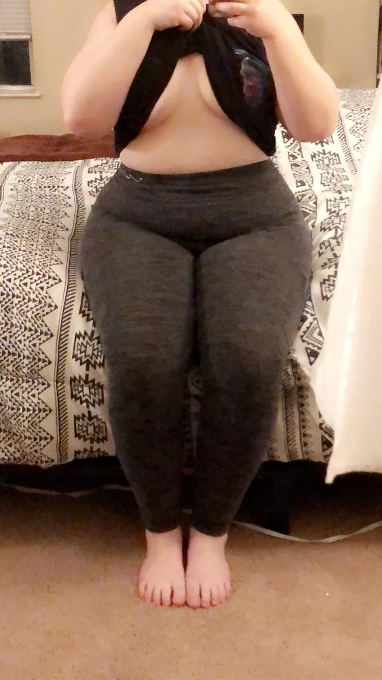 Leggings are comfy. Bras are not. posted by derpinamc