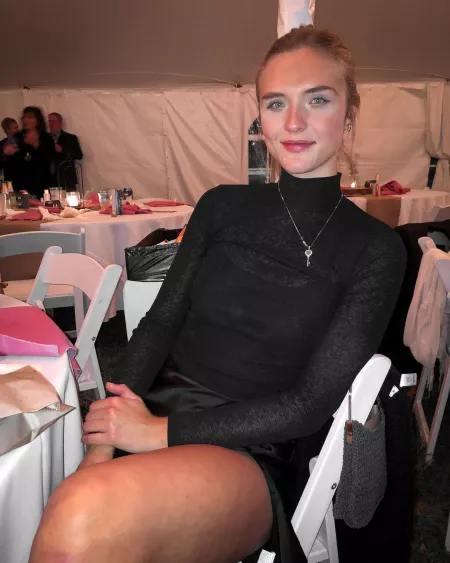 Leggy in a black dress at a wedding (10/20/20, IG) by bji787bji
