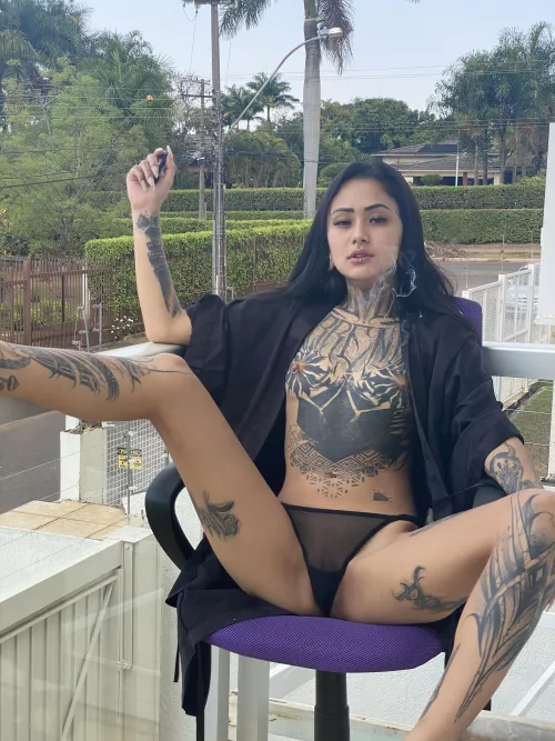 Legs already open spread... what comes next? by KrystinSparrow