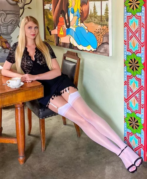 Legs 🦵 and coffee ☕️ by LeggyAnna