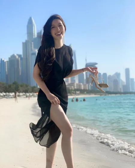 Legs out at the beach by Majestic_Painter8660