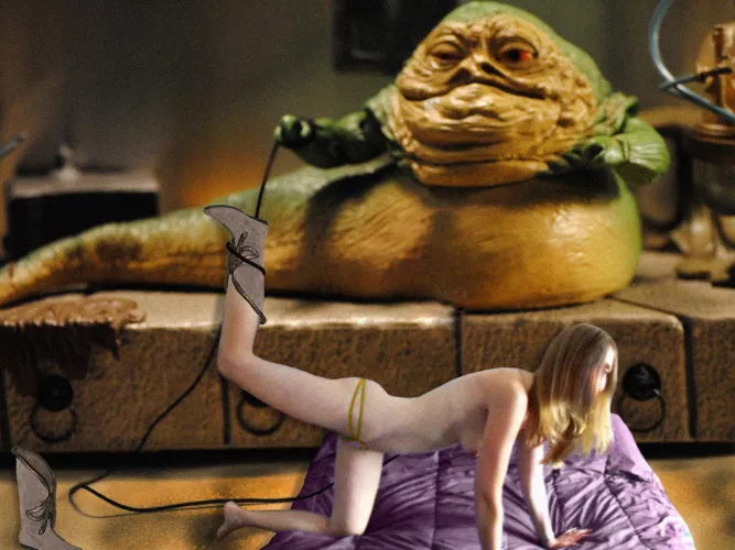 Leia kept on a leash (ThisGirl_20) by ThisGirl_20