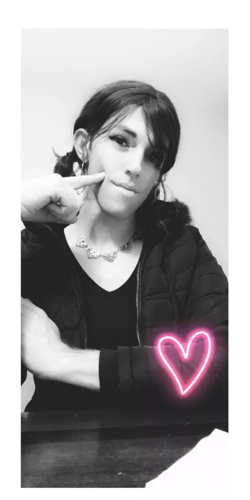 Let me be your trap girlfriend so I can send you cute pics like this 💜💜💜 by CdVixen