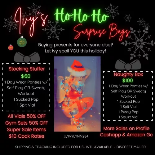 Let Me Cum For You 💦 SALE ❤️ One Week Left! 🎄 Discounted Panty Deals • Half Off Gym Sets & Vials 💦 More On Profile 🔥 [selling] [kik] Ivylynn284 by Ivylynn284