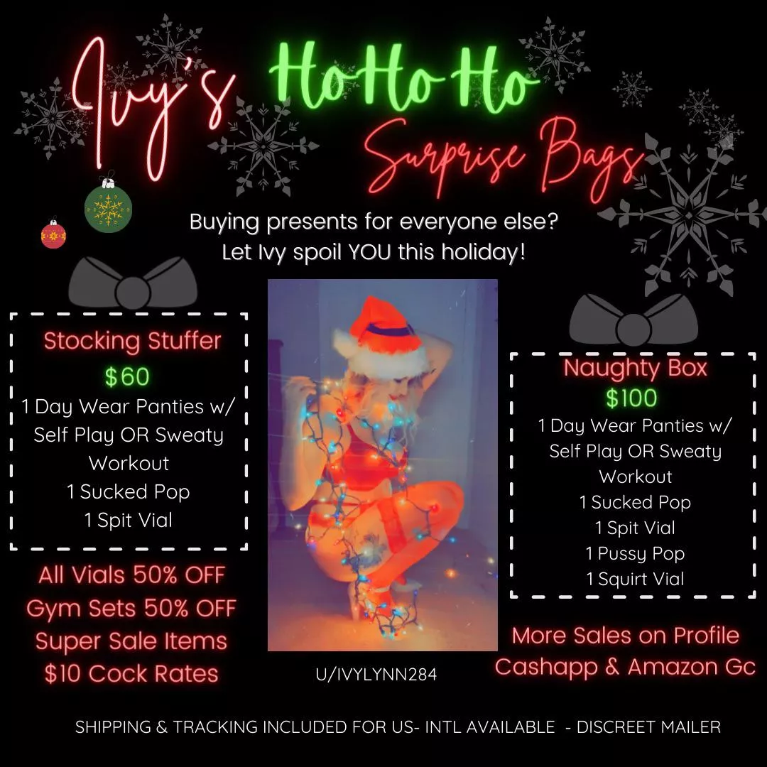 Let Me Cum For You 💦 SALE ❤️ One Week Left! 🎄 Discounted Panty Deals • Half Off Gym Sets & Vials 💦 More On Profile 🔥 [selling] [kik] Ivylynn284 posted by Ivylynn284