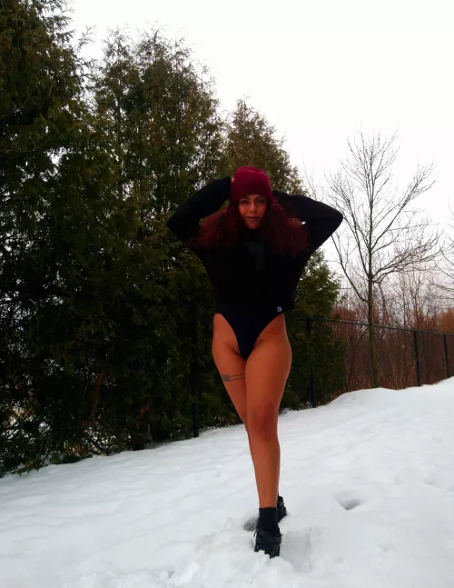 Let's go for a walk in the snow by Fathertamara