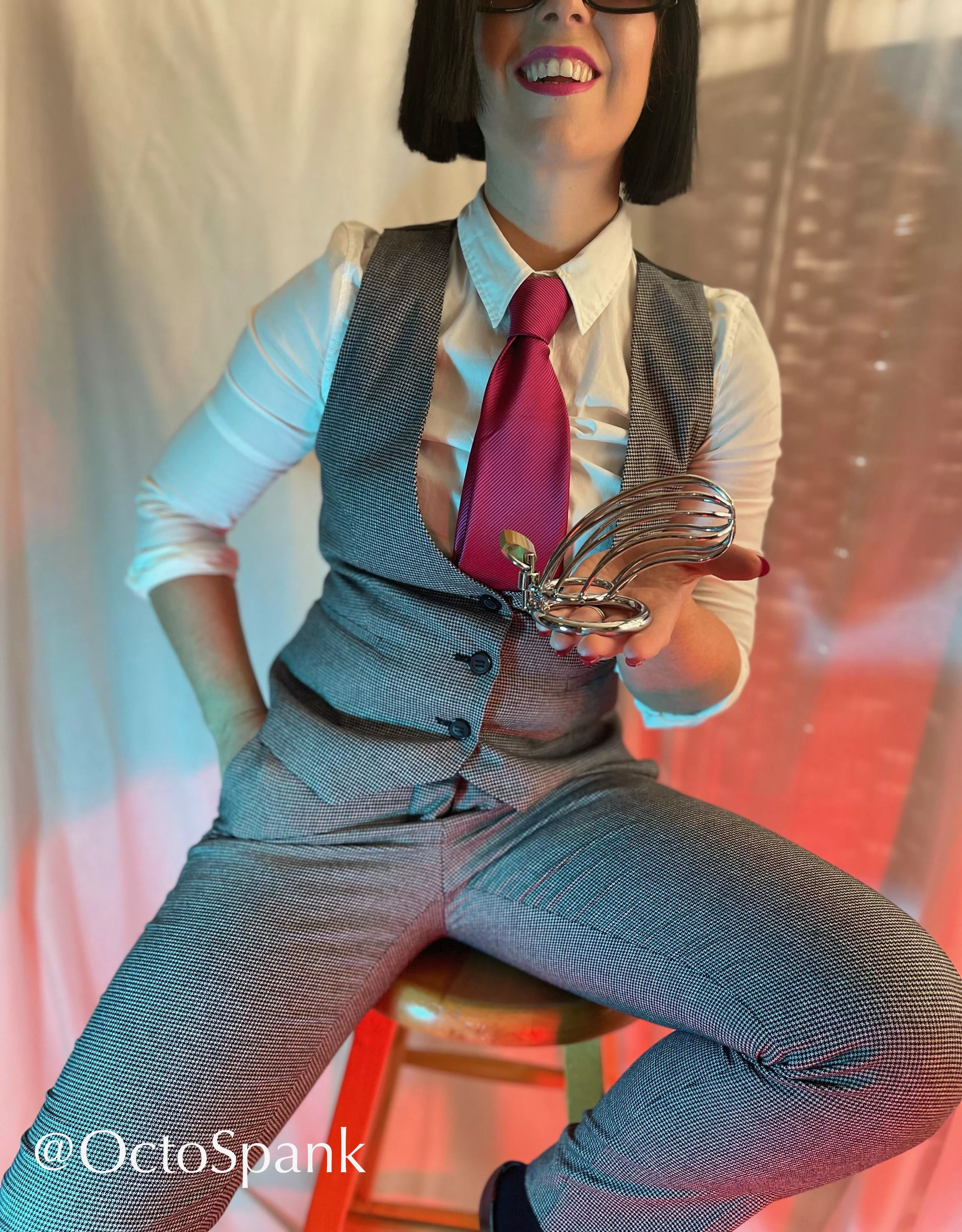 Let’s lock it away and use mine for a while posted by Octospank