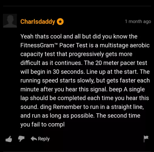 Let's not forget about fitness by shmackdown