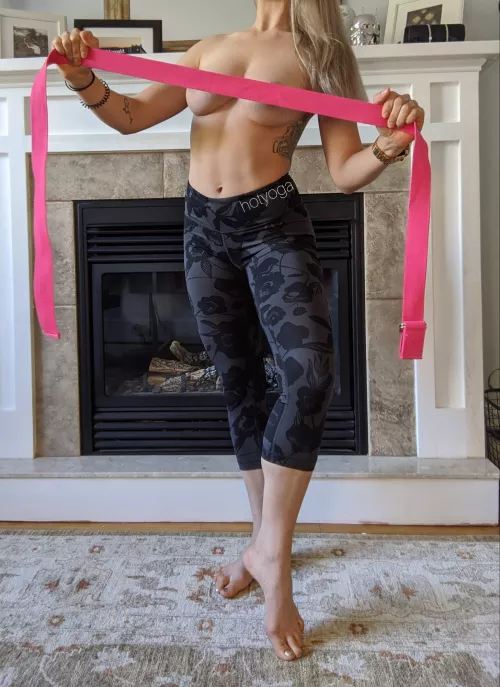 Let's play with my yoga strap by hot_yoga