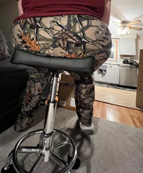 Lets See How Long This Little Stool Can Last 🤣 by ImAPorkchop