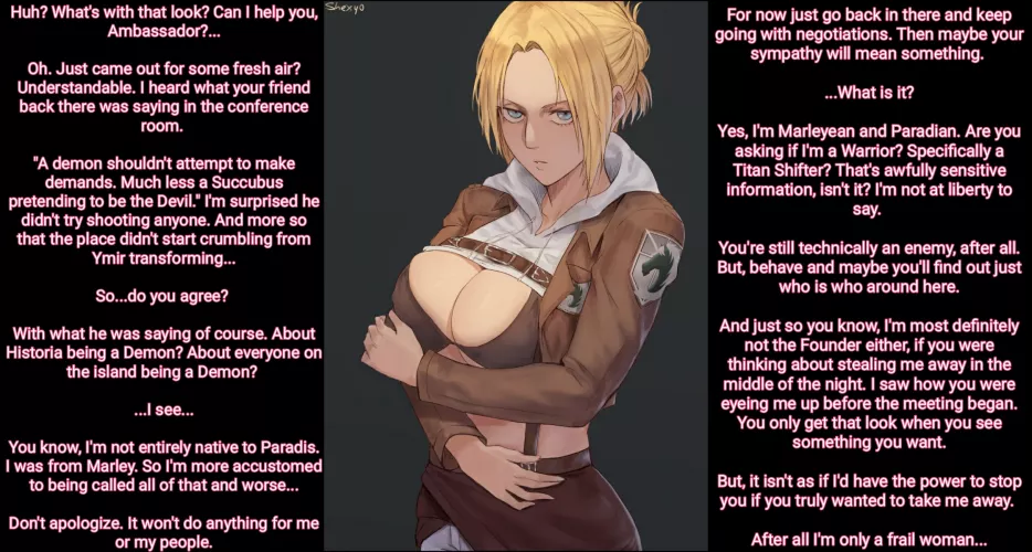 Lets Take a Trip to Paradise (AOT) (Plot, No Sex, Allusion to Rape) (Part 5/?) by Hal-Bone