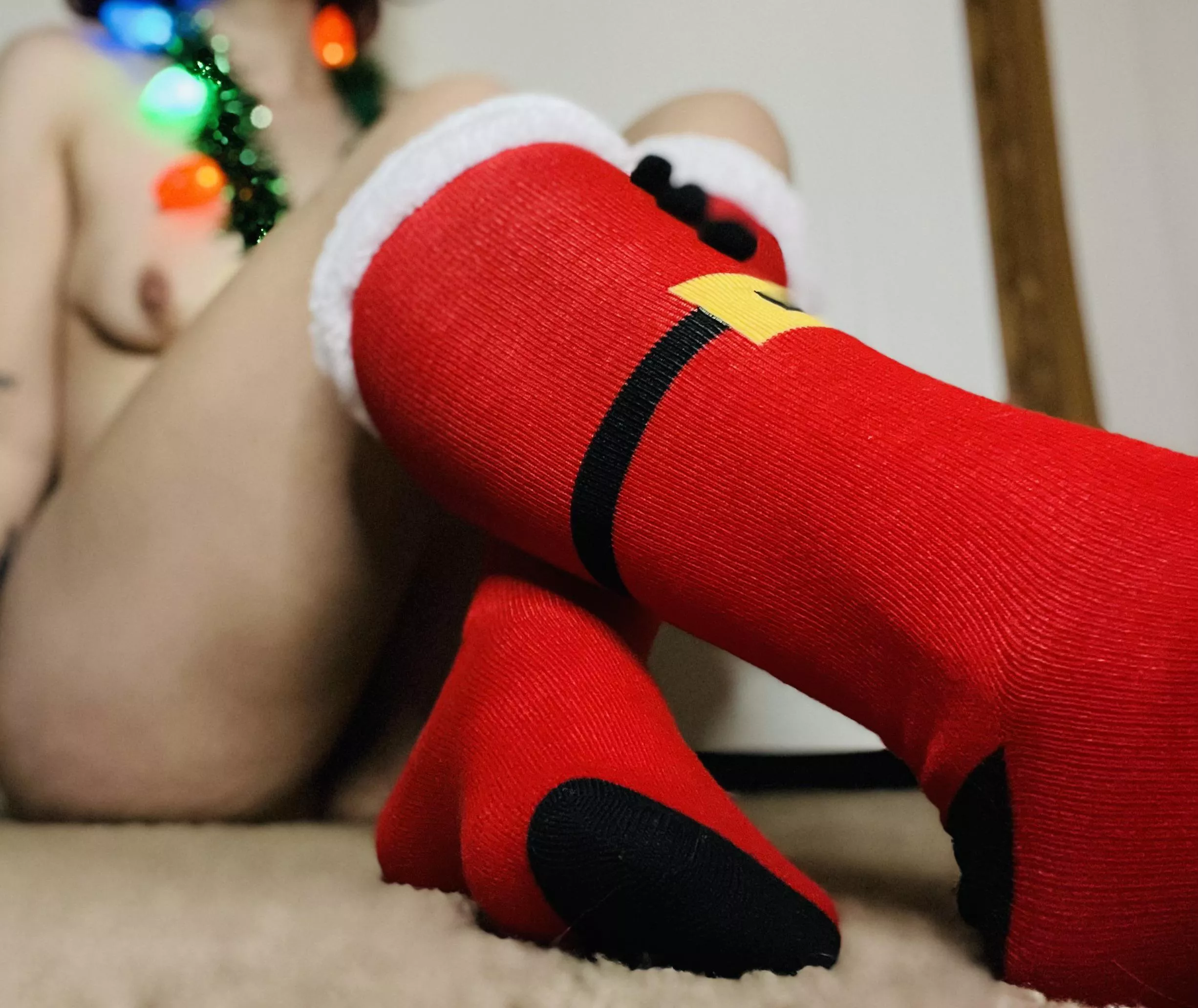 Let’s wear matching socks, watch Christmas movies and fool around🎄 posted by crow619