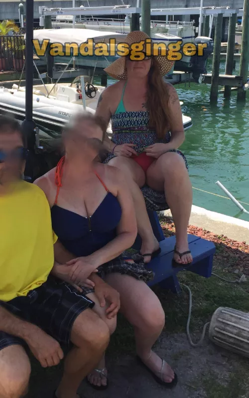 Letting it hang out in a vacation pic😈😘 by vandalsginger