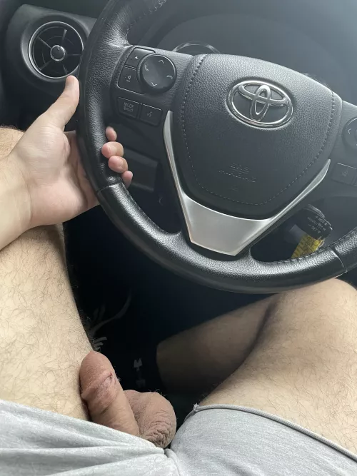 Letting it hang out on the way to class by Soft_Ad6208